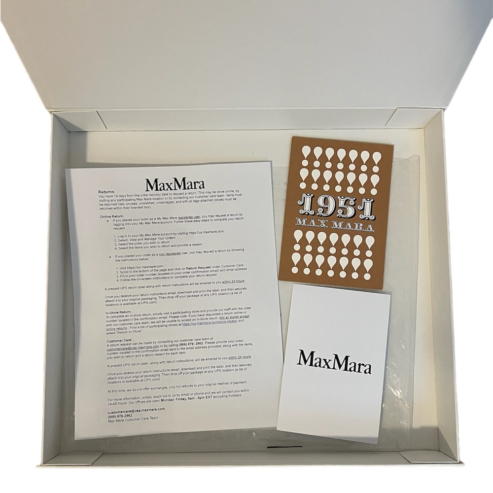 MaxMara 2 Gift Storage Box - Picture 6 of 12